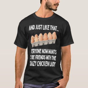 そしてそのように誰もがChと友達になりたい Tシャツ