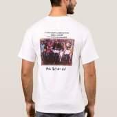 そしてそれらは消えています! Tシャツ (裏面)