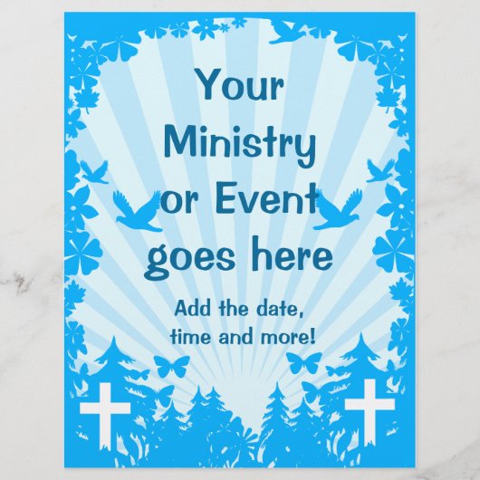 そしてはっきりしたクリスチャンのフレッシュ・フライヤー チラシ (正面)