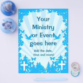 そしてはっきりしたクリスチャンのフレッシュ・フライヤー チラシ (シングル)