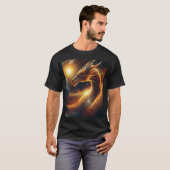 そしてはっきりしたファンタジー愛好家のための神話スタイル Tシャツ (正面フル)