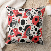 そしてはっきりした大胆な抽象芸術装飾用クッション クッション (ブランケット)