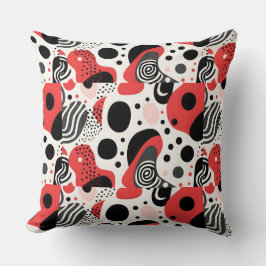 そしてはっきりした大胆な抽象芸術装飾用クッション クッション