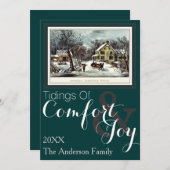 そしてアメリカのホームステッド冬 (正面/裏面)