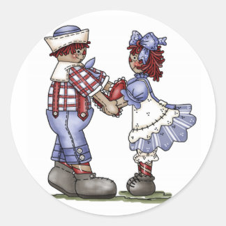 そしてアンディのステッカー ラウンドシール