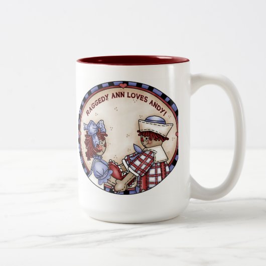 そしてアンディーのマグ ツートーンマグカップ (右)