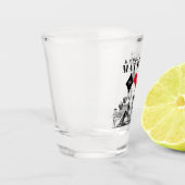 そしてエレガントおもしろいラスベガス結婚の ショットグラス (左)