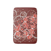 そしてエレガントかわいいクリスマスの弓と星 バスマット (正面縦)