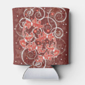 そしてエレガントかわいいクリスマスの弓と星 缶クーラー (裏面)