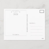 そしてエレガント上品なクリスマスと年賀状 シーズンポストカード (裏面)