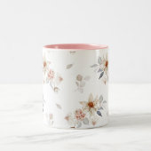 そしてエレガント時代を超越したフローラ ツートーンマグカップ (中央)