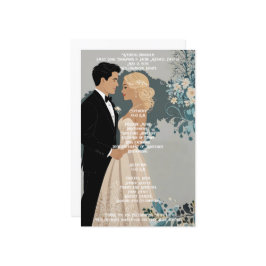 そしてエレガント時代を超越した結婚式招待状デザイン