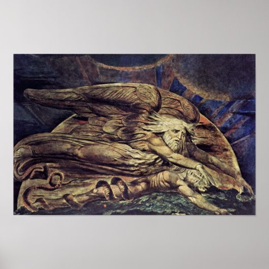 そしてエロヒムはウィリアム・ブレイクによってアダムを創造した ポスター (正面)