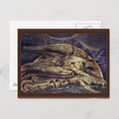 そしてエロヒムはウィリアム・ブレイクによってアダムを創造した ポストカード (正面/裏面)