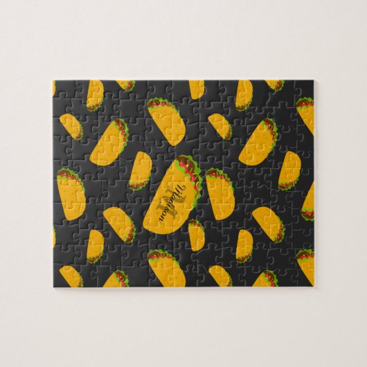 そしてカッコいいおもしろいおいしいタコ柄モノグラム ジグソーパズル (横)