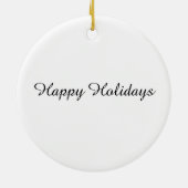 そしてカッコいいおもしろいおいしいバーガーパターンモノグラム セラミックオーナメント (裏面)