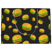 そしてカッコいいおもしろいおいしいバーガーパターンモノグラム ラージペーパーバッグ (裏面)