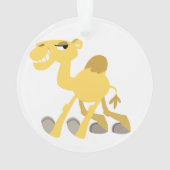 そしてカッコいいかわいい漫画のラクダのアクリルオーナメント オーナメント (裏面)