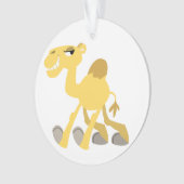 そしてカッコいいかわいい漫画のラクダのアクリルオーナメント オーナメント (正面)