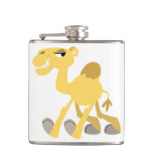 そしてカッコいいかわいい漫画のラクダスキットル フラスク (正面)