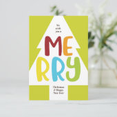 そしてカラフルうれしそうなクリスマスカード。 カード (スタンド正面)