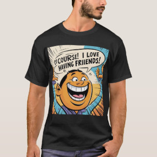 そしてカラフルすべての命のためのおもしろい漫画のTシャツ Tシャツ