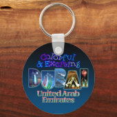 そしてカラフルエキサイティングなドバイ キーホルダー (正面)