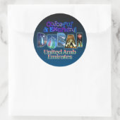 そしてカラフルエキサイティングなドバイ ラウンドシール (バッグ)