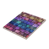 そしてカラフルキラキラした煉瓦の模様は タイル (側面)