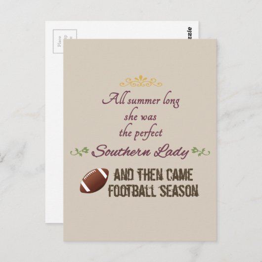 ...そしてサッカー来の季節 ポストカード (正面/裏面)