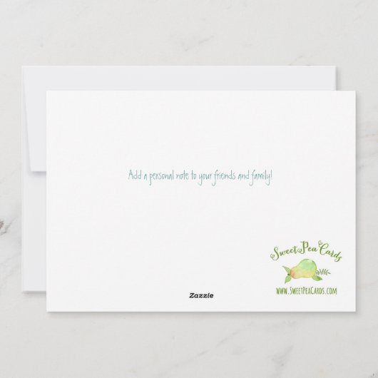 そしてナシ木のヤマウズラ シーズンカード (裏面)