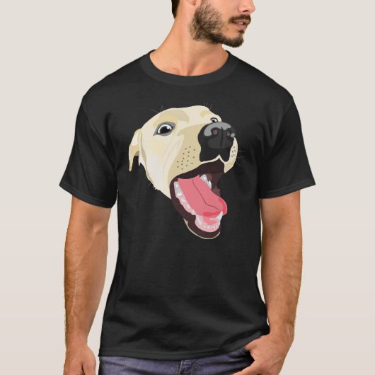 そしてハッピーラブラドール! Tシャツ (正面)