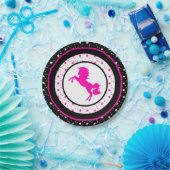 そしてピンクのユニコーン、余りに! ペーパープレート (パーティー)