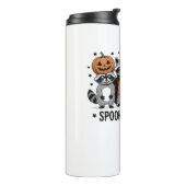 そしてフェラ不気味ル面白いハロウィーンラクーン タンブラー (回転左)