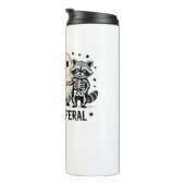 そしてフェラ不気味ル面白いハロウィーンラクーン タンブラー (回転右)