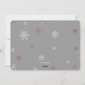 そしてベビーが3回の休日妊娠を発表 シーズンカード (裏面)