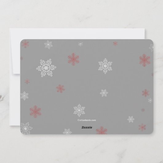 そしてベビーが3回の休日妊娠を発表 シーズンカード (裏面)