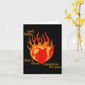 そしてベビーはビジネスを示す カード (黄色い花)