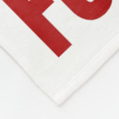 そしてベビーはビジネスを示す フリースブランケット (角)