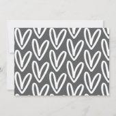 そしてベビーは3枚の写真数々の誕生をモダン作る 案内状 (裏面)