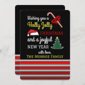 そしてメリークリスマスは明るく シーズンカード (正面/裏面)
