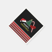 そしてメリークリスマスは明るく スタンダードカクテルナプキン (角)