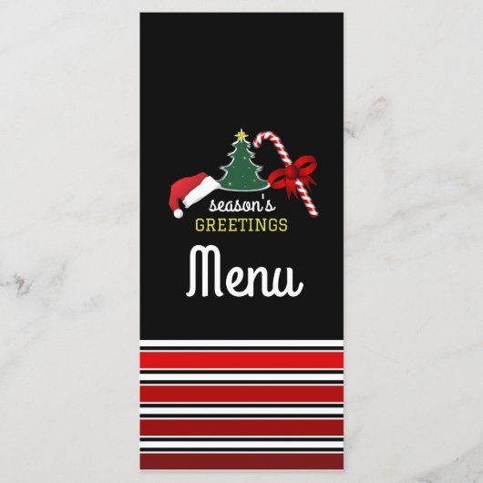 そしてメリークリスマスは明るく メニュー (正面)