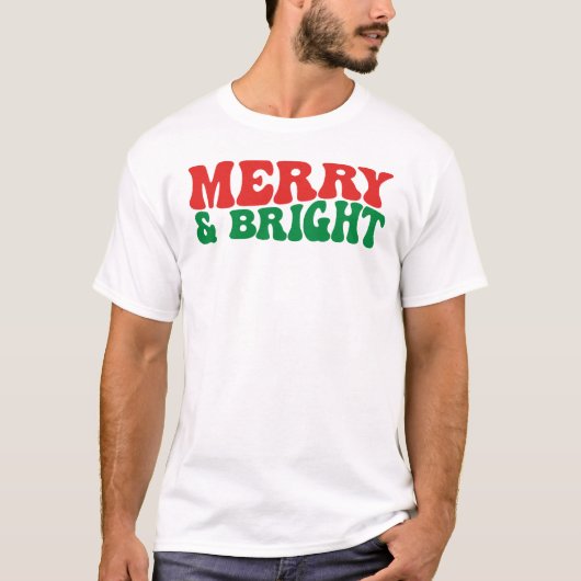 そしてメリークリスマスは明るく Tシャツ (正面)