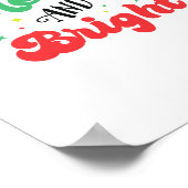 そしてメリーブライトクリスマスアートプリント ポスター (角)