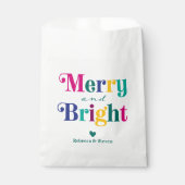 そしてメリーブライト・クリスマス・ホリデー・パーティー フェイバーバッグ (正面)