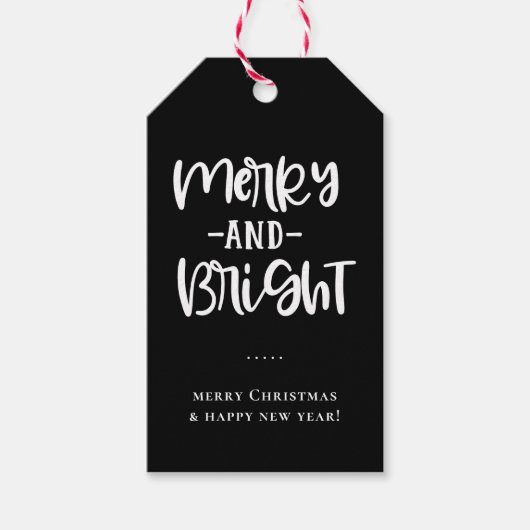 そしてメリーブライト・ホリデー ギフトタグ (正面)