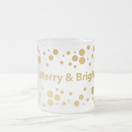 そしてメリーブライト・ホリデー フロストグラスマグカップ
