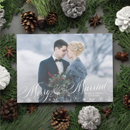 そしてメリー初結婚したの新婚クリスマス シーズンカード