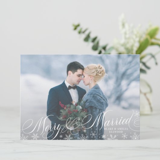 そしてメリー初結婚したの新婚クリスマス シーズンカード (スタンド正面)